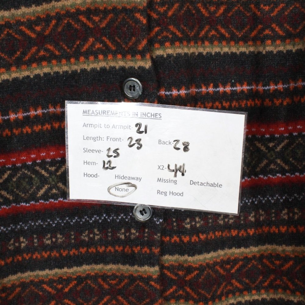 LL BEAN Multicolor Button Cardigan Sweater Size M - Picture 11 of 11